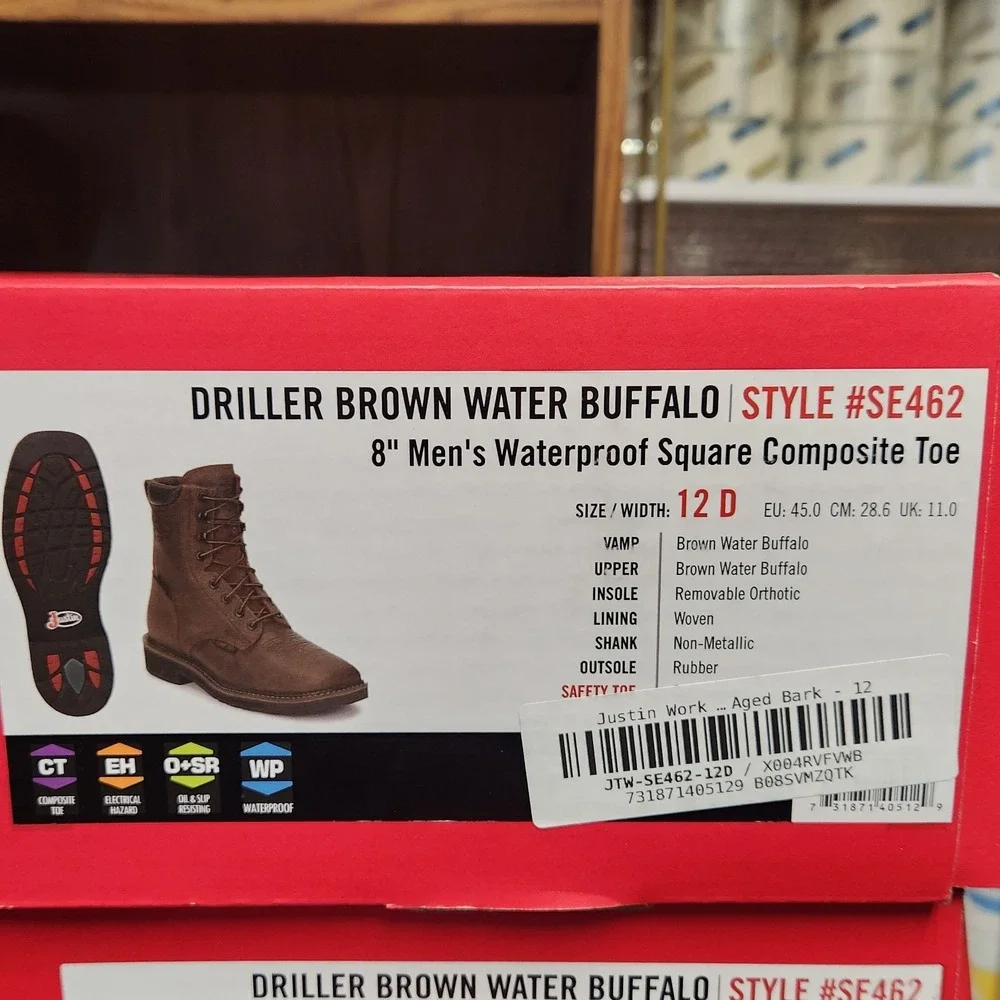 Justin Boots policies ships